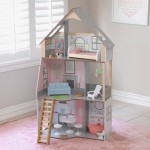 Casuta pentru papusi din lemn MDF Alina DollHouse de la KidKraft